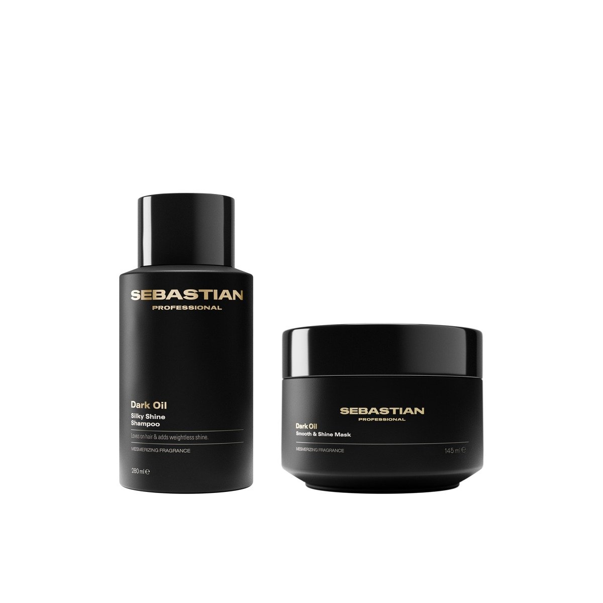 Kit Dark Oil Sebastian Shampoo 280ml + Máscara 145ml