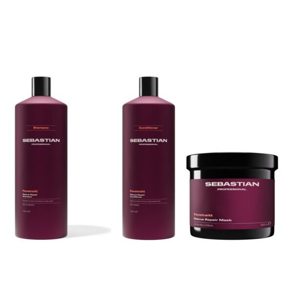 Kit Penetraitt Sebastian Shampoo 1L + Cond 1L + Máscara 500ml