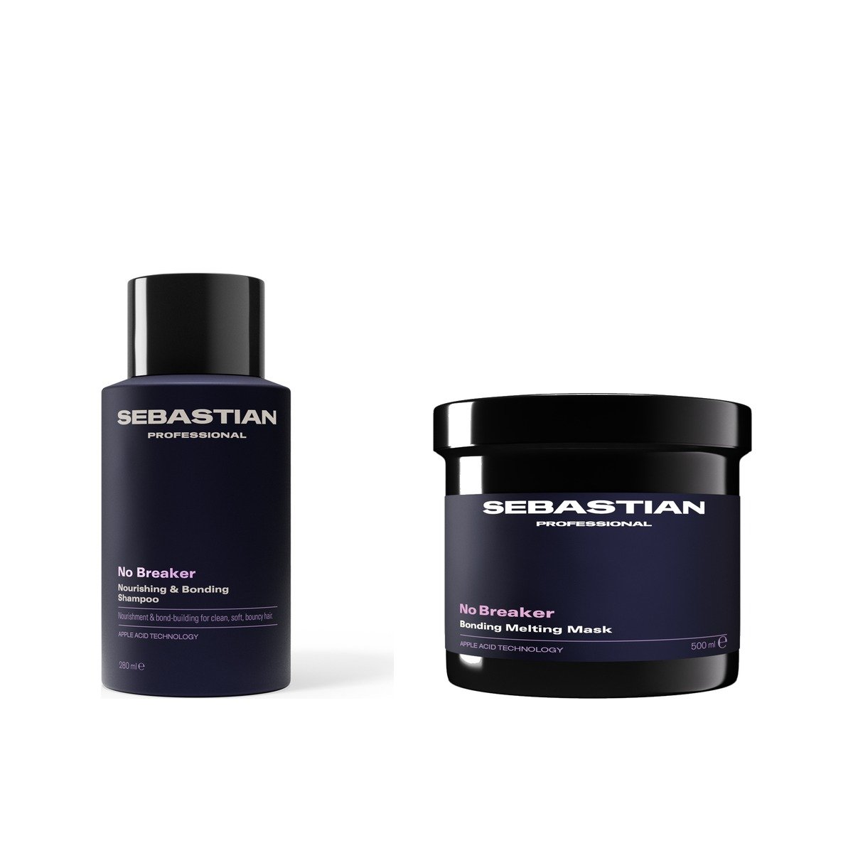 Kit No Breaker Sebastian Shampoo 280ml + Máscara 500ml