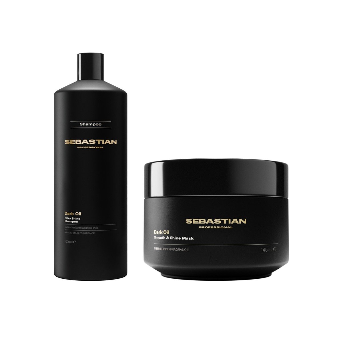 Kit Dark Oil Sebastian Shampoo 1L + Máscara 500ml