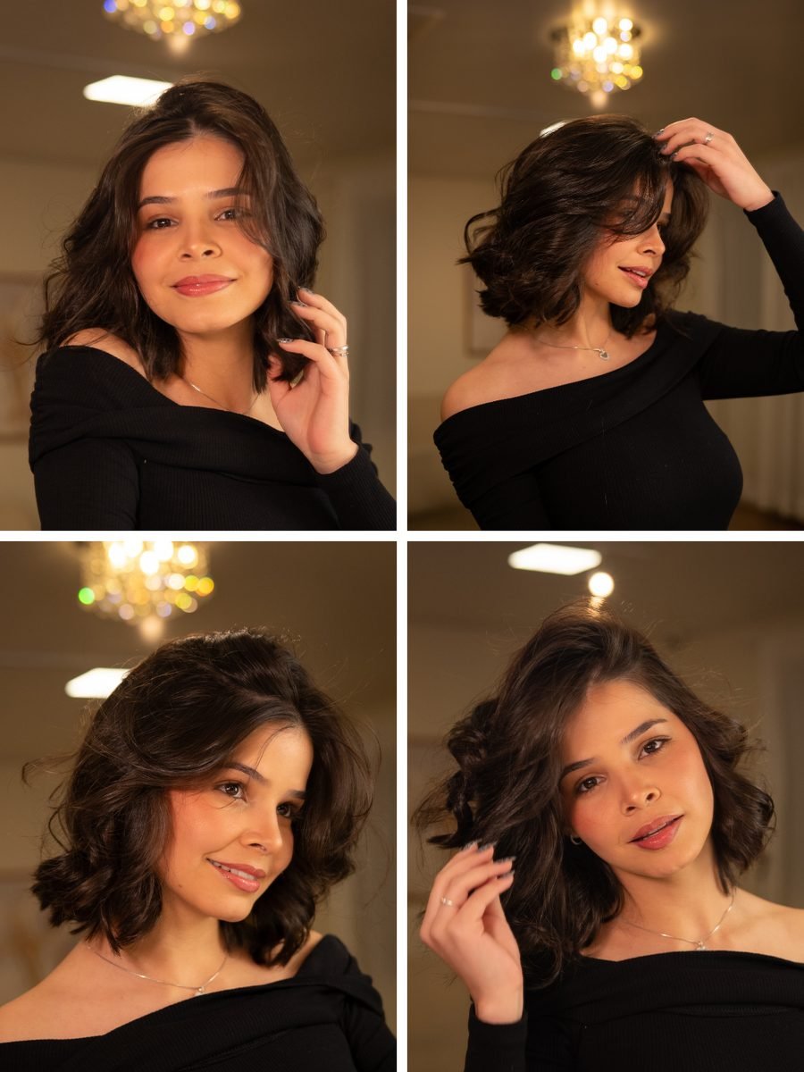 Beauty Portrait 02 - corte com finalizacao, make basic e 30 fotos profissionais na Nanda & Cia