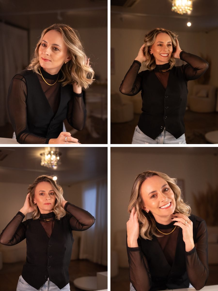 Beauty Portrait 02 - corte com finalizacao, make basic e 30 fotos profissionais na Nanda & Cia