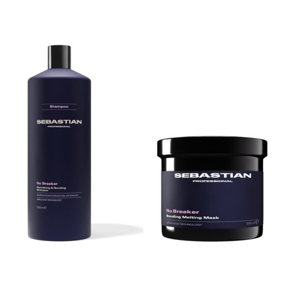 Kit No Breaker Sebastian Shampoo 1L + Máscara 500ml
