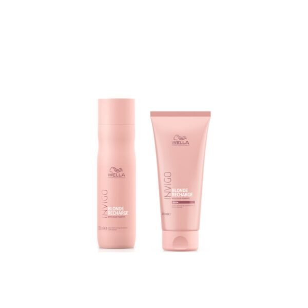 Kit Blonde Recharge Wella Shampoo 250ml + Condicionador 200ml