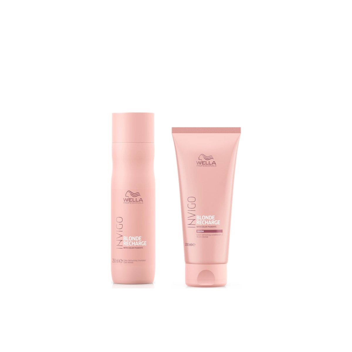 Kit Blonde Recharge Wella Shampoo 250ml + Condicionador 200ml
