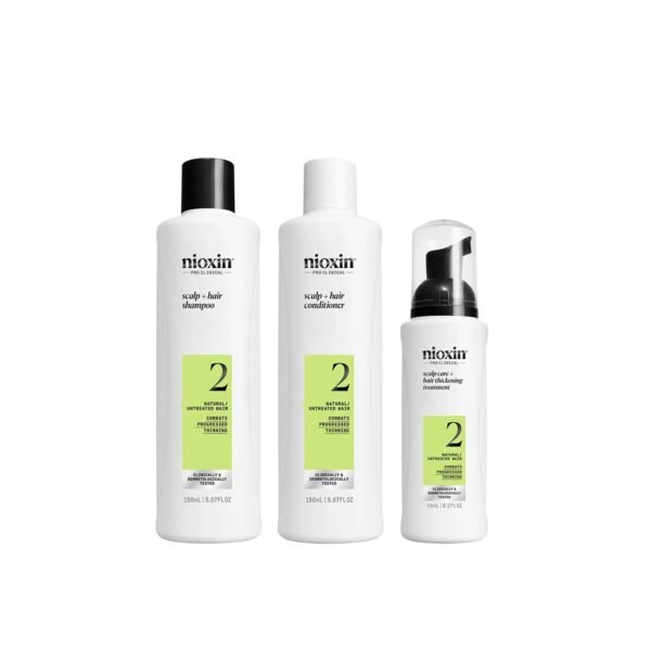 Kit Nioxin System 2 - Shampoo 150ml + Condicionador 150ml + Tratamento 40ml