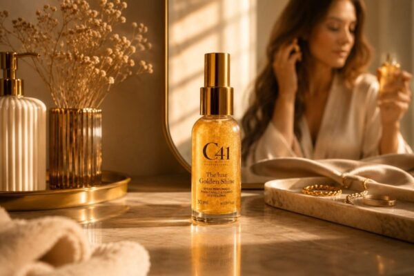 C41 - Golden Shine - Spray de brilho perfumado 30ml